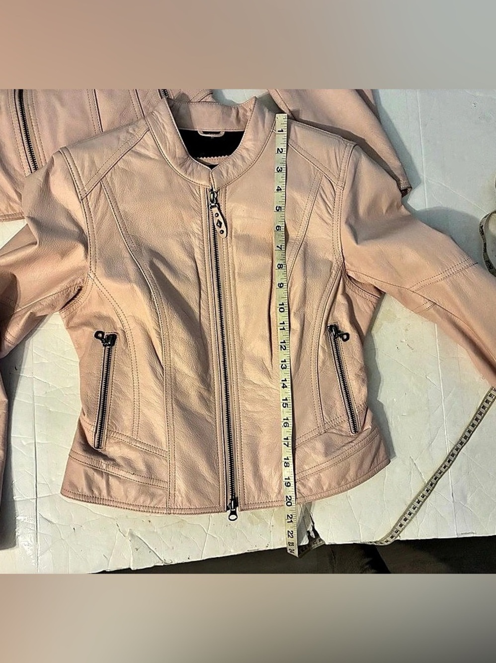 Harley-Davidson Women'Small Charisma Pink Leather Jacket Small - Picture 9 of 14